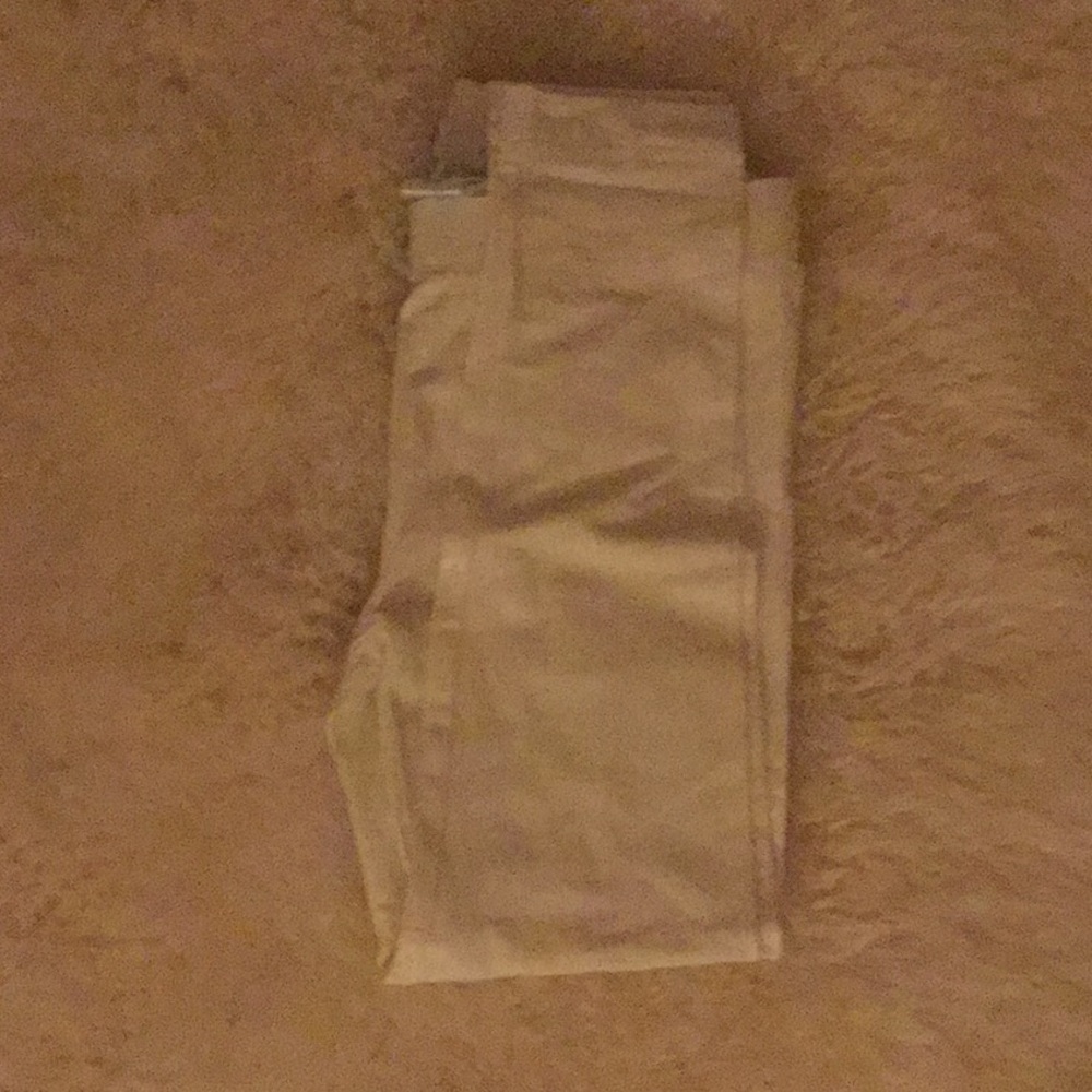 Sparkly white pants